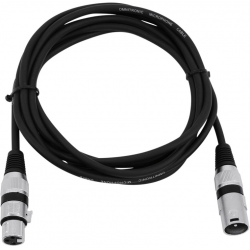 Cavo XLR 3 poli varie misure microfonico/segnale di linea adattabile/ segnali DMX KaotikaStore cavetto dj mixer audio luci