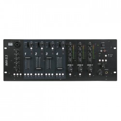 Dap Audio IMIX-5.3 mixer installazione 4U 5 canali 3 zone miicrofonico adatto karaoke piano bar band locali KaotikaStore