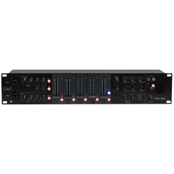 DAP IMIX-6.2 mixer BT da installazione a 7 canali 2U - 2 zone mixer 19 pollici Ideale per pub e bar karaoke