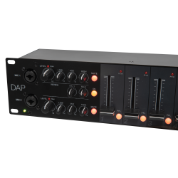 D2354 DAP IMIX-6.2 mixer BT da installazione a 7 canali 2U - 2 zone mixer 19 pollici Ideale per pub e bar karaoke KaotikaStore