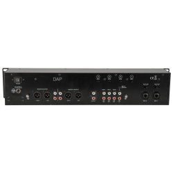 DAP IMIX-6.2 mixer BT da installazione a 7 canali 2U - 2 zone mixer 19 pollici Ideale per pub e bar karaoke KaotikaStore