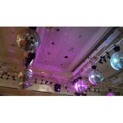 Jb Systems Sfera specchiata diametro Ø 40 cm escluso motore specchi vetro effetto discoteca mirror ball palla KaotikaStore
