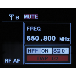 D1480B DAP EDGE EBS-2 Set doppio beltpack wireless - 610-670 MHz sistema microfonico wireless microfono KaotikStore