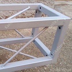 60112435 DECOTRUSS Quad ST-2000 2 metri Truss americana leggera quadrangolare traliccio supporti per luci quadrata KaotikaStore