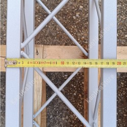 60112435 DECOTRUSS Quad ST-2000 2 metri Truss americana leggera quadrangolare traliccio supporti per luci quadrata KaotikaStore