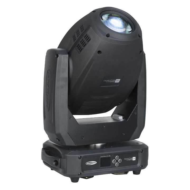 40075 Showtec Phantom 3R Hybrid Testa mobile Hybrid all-in-one con lampada Osram R3 da 140 W inclusa testa mobile rotante led