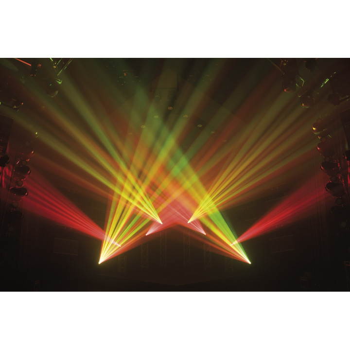 40075 Showtec Phantom 3R Hybrid Testa mobile Hybrid all-in-one con lampada Osram R3 140 W testa mobile rotante led KaotikaStore