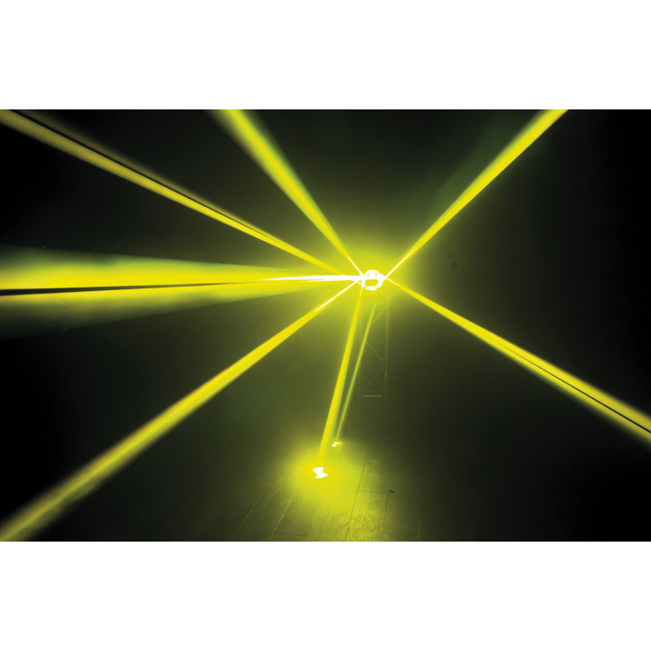 43158 Showtec Airstrike Effetto Quad Beam 5R Elevata emissione luminosa controllo DMX Led effetto luce luci dj feste discoteca