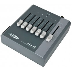 50723 Showtec SDC-6 DMX controller semplificato fino 6 canali per settaggio fari ed effetti luce KaotikaStore