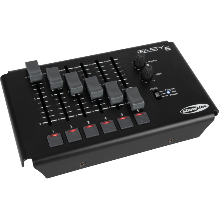 50404 Showtec Controller DMX Easy 6 3 pin centralina semplificata 6 canali KaotikaStore EAN 8717748584199
