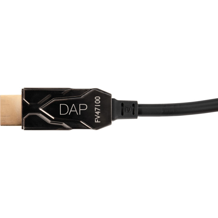 DAP Cavo in fibra ottica HDMI 2.1 AOC 8K armato 100 m placcato oro KaotikaStore FV47100