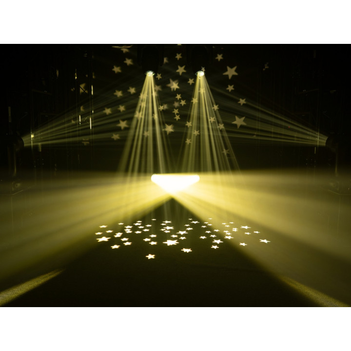 51786089 EUROLITE LED TMH-S400 CMY Moving Head Beam/Spot/Wash testa mobile luci led automatica luce 4026397736519 Kaotikastore