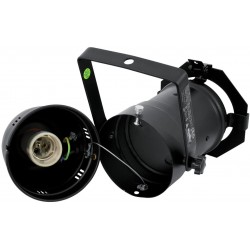 42103520 Faro PAR-30 per lampada 75w faretto nero spot adatto anche per lampade a led decorazione pub ristoranti fiera eventi