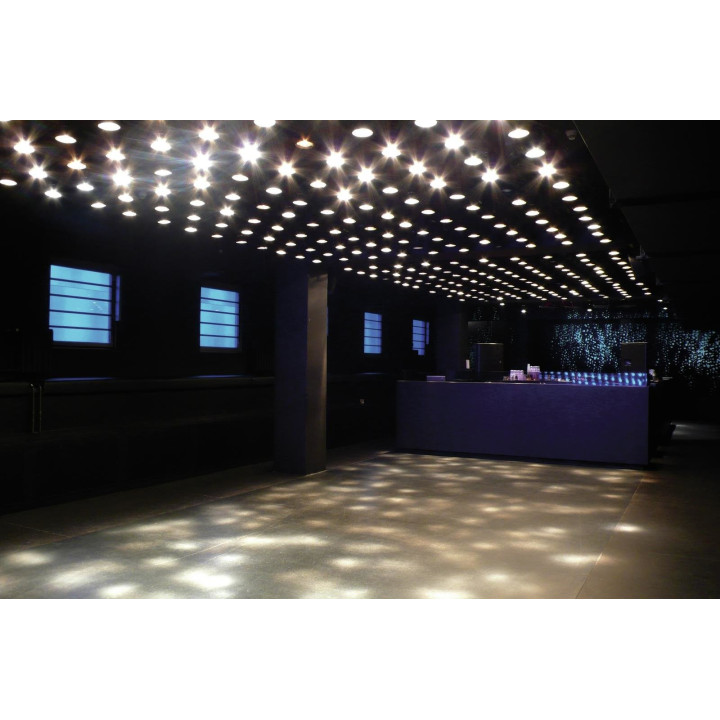 42103520 Faro PAR-30 per lampada 75w faretto nero spot adatto anche per lampade a led decorazione pub ristoranti fiera eventi